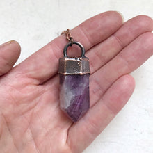 Load image into Gallery viewer, Fluorite Polished Point Necklace #2 - Ready to Ship