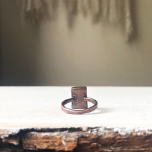 Load image into Gallery viewer, Rainbow Moonstone Ring - Rectangular #5 (Size 9-9.25) - Ready to Ship