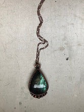 Load image into Gallery viewer, Labradorite Scryers Necklace- Ready to Ship
