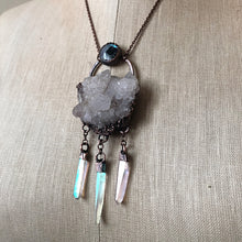 Load image into Gallery viewer, Rainbow Moon Storm Statement Necklace - Ready to Ship