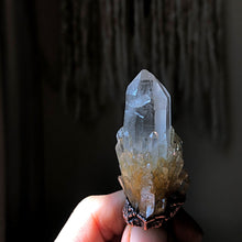 Load image into Gallery viewer, Candle Quartz Statement Necklace #1 - Summer Solstice Collection 2019