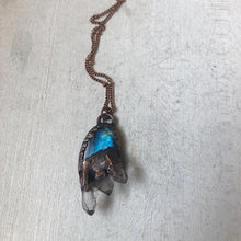 Load image into Gallery viewer, Labradorite & Clear Quartz "Soul Mate" Necklace Set - Ready to Ship