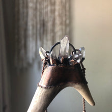 Load image into Gallery viewer, Labradorite & Naturally Shed Deer Antler Tip Necklace #3