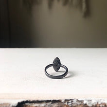 Load image into Gallery viewer, Rainbow Moonstone Ring - Marquise #2 (Size 8.25-8.5) - Ready to Ship