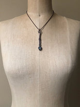 Load image into Gallery viewer, Electroformed Skeleton Arm & Raw Australian Opal Necklace #1- Ready to Ship