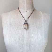 Load image into Gallery viewer, Candle Quartz Statement Necklace #2 - Summer Solstice Collection 2019