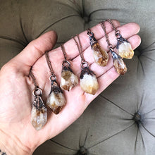 Load image into Gallery viewer, Raw Citrine Necklaces - Summer Solstice Collection 2019