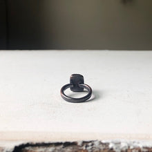 Load image into Gallery viewer, Rainbow Moonstone Ring - Rectangular #4 (Size 8) - Ready to Ship