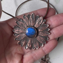 Load and play video in Gallery viewer, Labradorite Moonflower Necklace #1 - Ready to Ship
