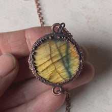 Load and play video in Gallery viewer, Small Sun Catcher with Labradorite Seer Stone #1 - Ready to Ship
