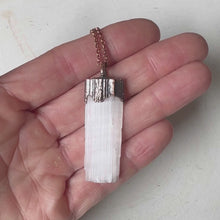 Load and play video in Gallery viewer, Selenite Necklace - Ready to Ship
