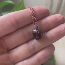 Load and play video in Gallery viewer, Dravite (Brown Tourmaline) Necklace #1
