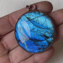 Load and play video in Gallery viewer, Labradorite Blue Moon Necklace #4
