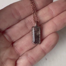 Load and play video in Gallery viewer, Tourmalinated Quartz Necklace #2 - Ready to Ship
