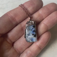 Load and play video in Gallery viewer, Rainbow Moonstone Necklace #5 - Ready to Ship
