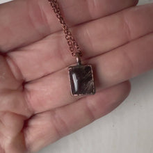 Load and play video in Gallery viewer, Tourmalinated Quartz Necklace #1 - Ready to Ship
