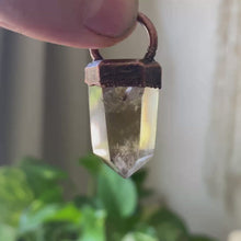 Load and play video in Gallery viewer, Polished Citrine Point Necklace #3 - Ready to Ship
