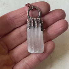 Load and play video in Gallery viewer, Selenite Necklace #1 - Ready to Ship
