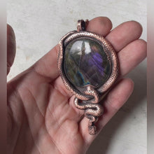 Load and play video in Gallery viewer, Purple Labradorite Necklace #8 - Ready to Ship
