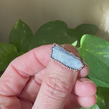 Load and play video in Gallery viewer, Blue Kyanite Ring (Size 8) - Ready to Ship
