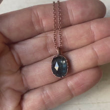Load and play video in Gallery viewer, Blue Kyanite Necklace #1 - Ready to Ship
