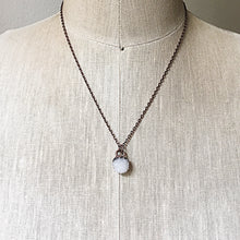 Load image into Gallery viewer, Clear Quartz Druzy Necklace - Made to Order
