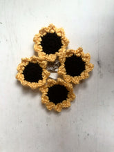 Load image into Gallery viewer, Sunflower Keychain - Made to Order by Chez Crochet
