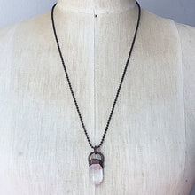 Load image into Gallery viewer, Raw Clear Quartz Point Necklace - Made to Order
