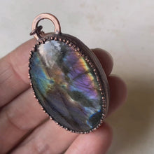 Load and play video in Gallery viewer, Purple Labradorite Necklace #5 - Ready to Ship
