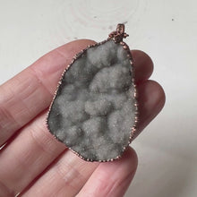 Load and play video in Gallery viewer, Gray Druzy Necklace  - Ready to Ship
