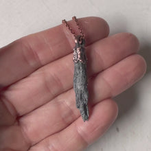 Load and play video in Gallery viewer, Black Kyanite Necklace #2 - Ready to Ship
