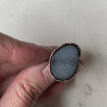 Load and play video in Gallery viewer, Druzy Portal of the Heart Ring #6 (Size 7.25-7.5) - Ready to Ship
