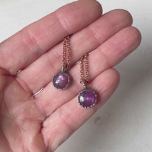 Load and play video in Gallery viewer, Pink Sapphire “Moon” Necklace - Ready to Ship
