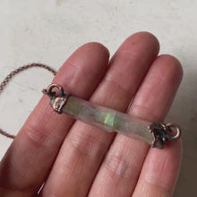 Load and play video in Gallery viewer, Angel Aura Point Bar Necklace #2 - Ready to Ship

