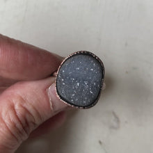 Load and play video in Gallery viewer, Druzy Portal of the Heart Ring #5 (Size 6.75) - Ready to Ship
