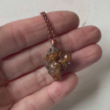Load and play video in Gallery viewer, Spessartine Garnet Necklace #3 - Ready to Ship
