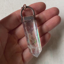 Load and play video in Gallery viewer, Angel Aura Quartz Polished Point Necklace #2 - Ready to Ship
