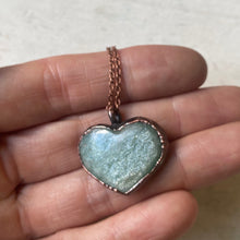 Load image into Gallery viewer, Amazonite Heart Necklace #2
