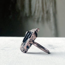 Load image into Gallery viewer, Black Tourmaline Statement Ring #5 (Size 6.5)
