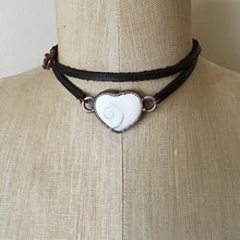 Load image into Gallery viewer, Eye of Shiva Heart Wrap Bracelet/Choker - Made to Order
