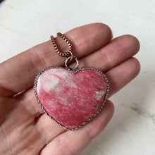 Load image into Gallery viewer, Thulite Heart Necklace #3 - Ready to Ship
