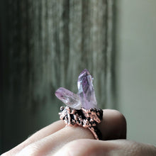Load image into Gallery viewer, Vera Cruz Amethyst Cluster Ring #1 - Ready to Ship
