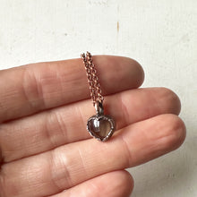 Load image into Gallery viewer, Smoky Quartz Heart Necklace - Ready to Ship
