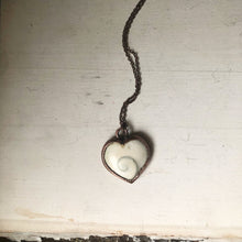 Load image into Gallery viewer, Eye of Shiva Heart Necklace #4
