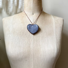 Load image into Gallery viewer, Druzy Heart “Shine On” Necklace #4 - Ready to Ship
