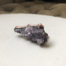 Load image into Gallery viewer, Raw Amethyst Cluster Two Finger Ring (5/17 Update)
