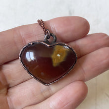 Load image into Gallery viewer, Carnelian Heart Necklace #2 - Ready to Ship
