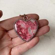 Load image into Gallery viewer, Thulite Heart Necklace #4 - Ready to Ship
