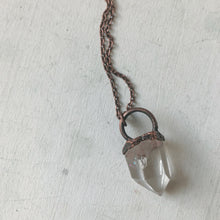 Load image into Gallery viewer, Clear Quartz Point Necklace #1 - Ready to Ship
