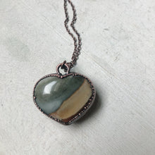 Load image into Gallery viewer, Polychrome Jasper Heart Necklace #2
